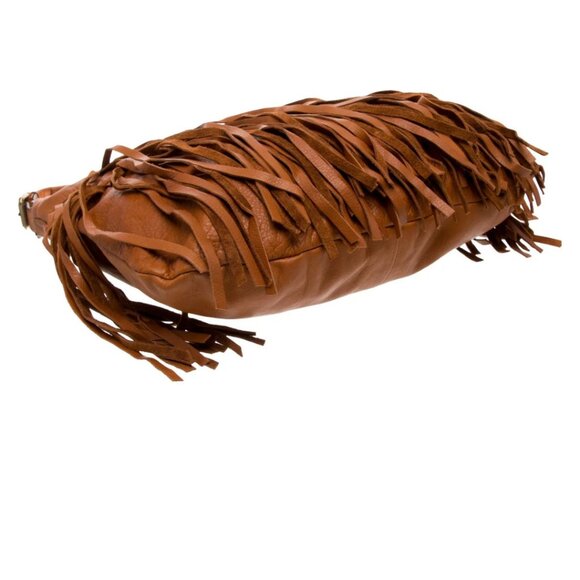 Frye Heidi Fringe Hobo, Whiskey Leather, Rare Vintage EUC - Picture 6 of 12